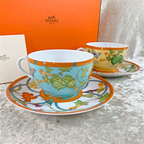 hermes cup set|hermes porcelain tea cups.